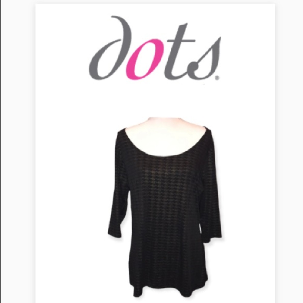 Dots 3/4 sleeve shirt